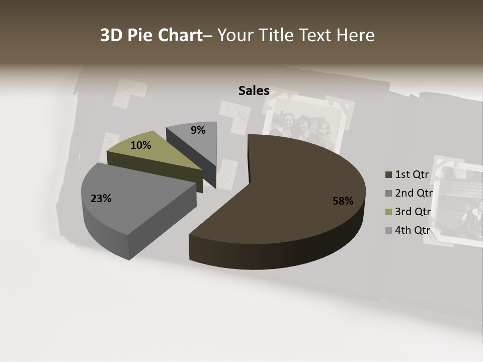 Photo Female Antique PowerPoint Template