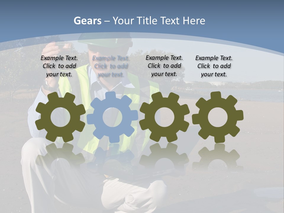 Seek Mouth Concept PowerPoint Template