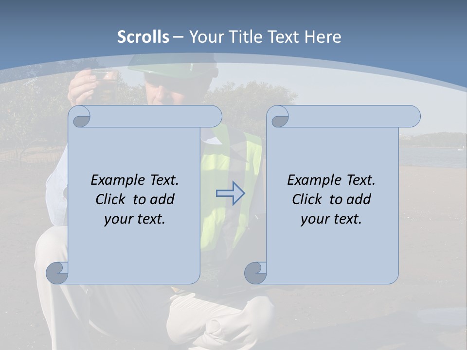 Seek Mouth Concept PowerPoint Template