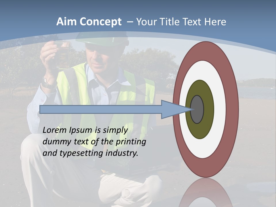 Seek Mouth Concept PowerPoint Template