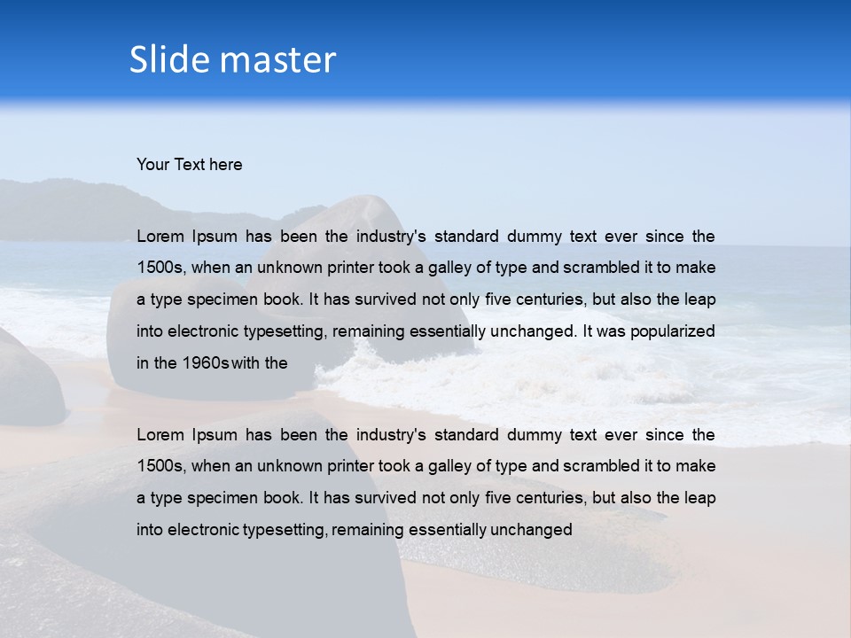 Paraty Beautiful Parati PowerPoint Template