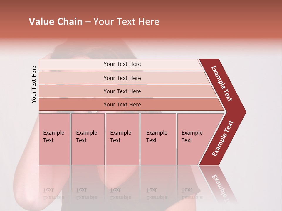 A Young Girl Is Holding Her Head In Her Hands PowerPoint Template