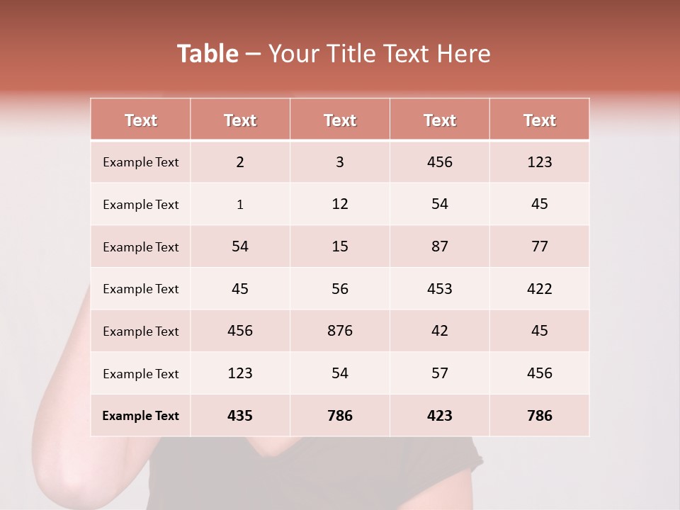 A Young Girl Is Holding Her Head In Her Hands PowerPoint Template