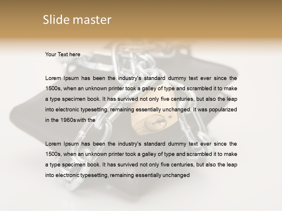 York Pine Buildings PowerPoint Template