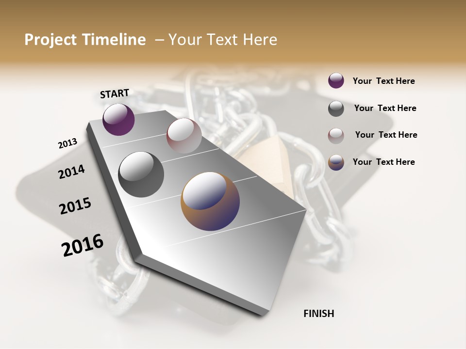 York Pine Buildings PowerPoint Template