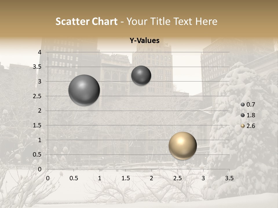 York Pine Buildings PowerPoint Template