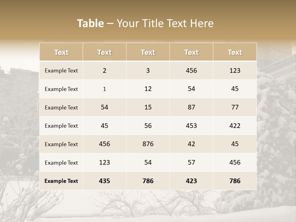 York Pine Buildings PowerPoint Template