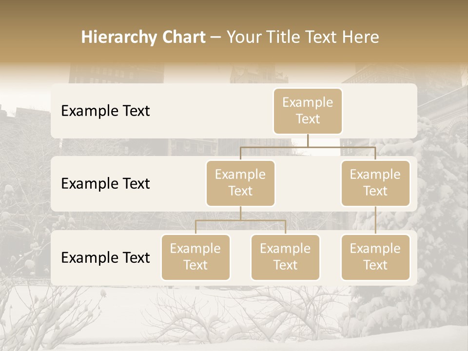 York Pine Buildings PowerPoint Template