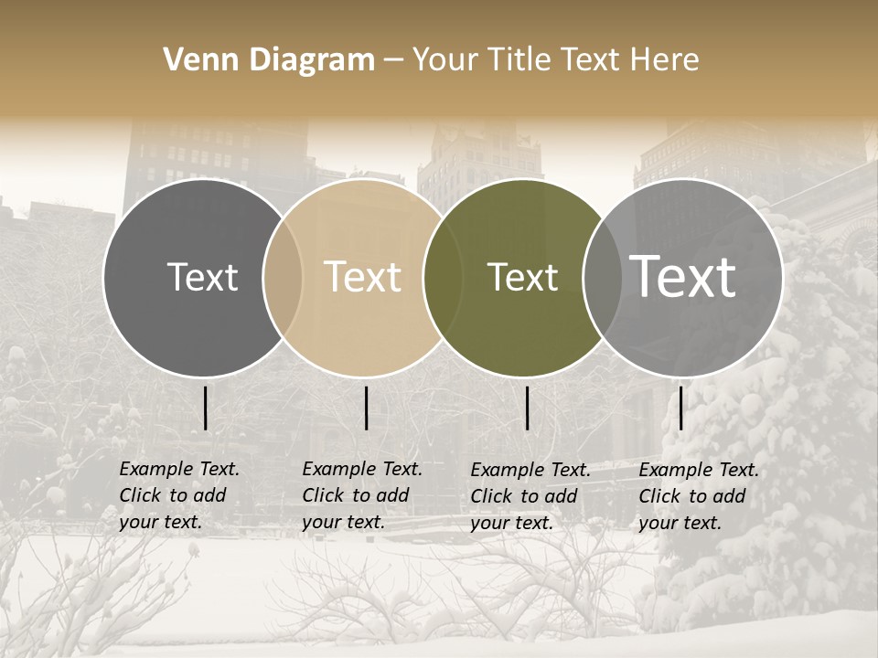York Pine Buildings PowerPoint Template