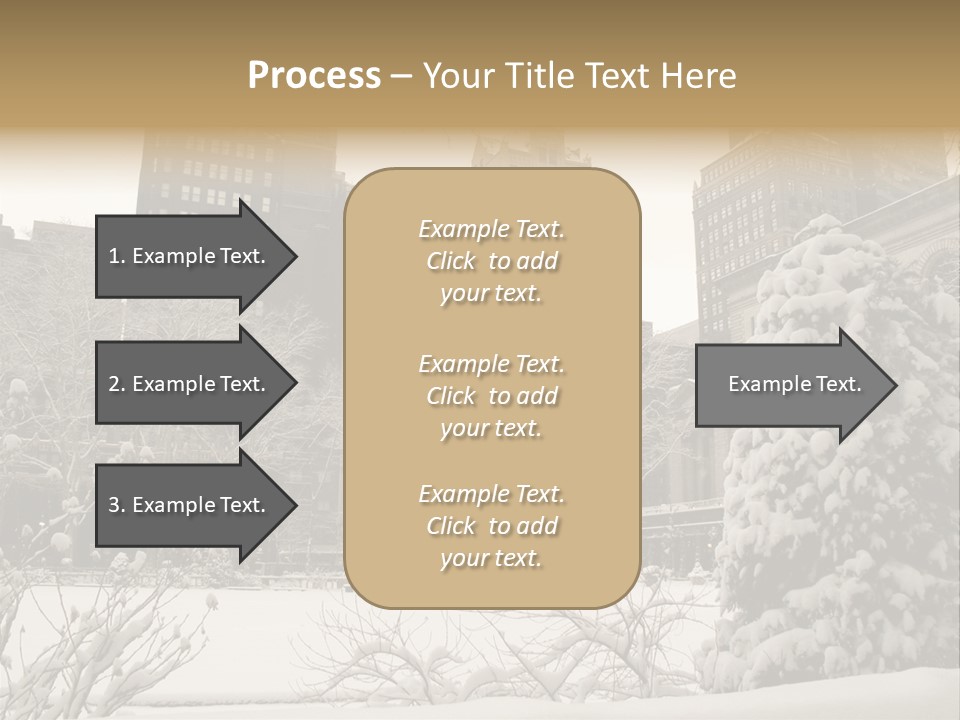 York Pine Buildings PowerPoint Template