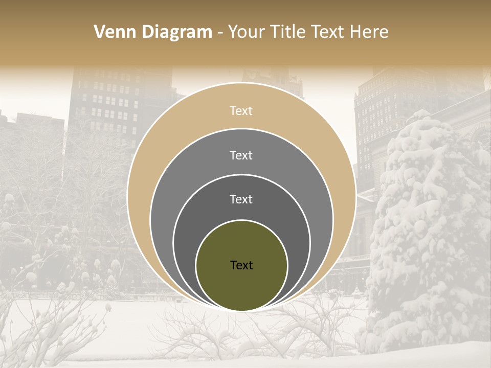 York Pine Buildings PowerPoint Template