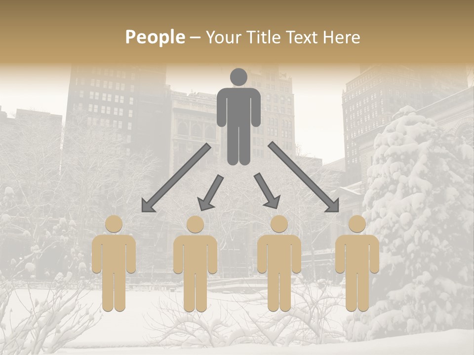 York Pine Buildings PowerPoint Template