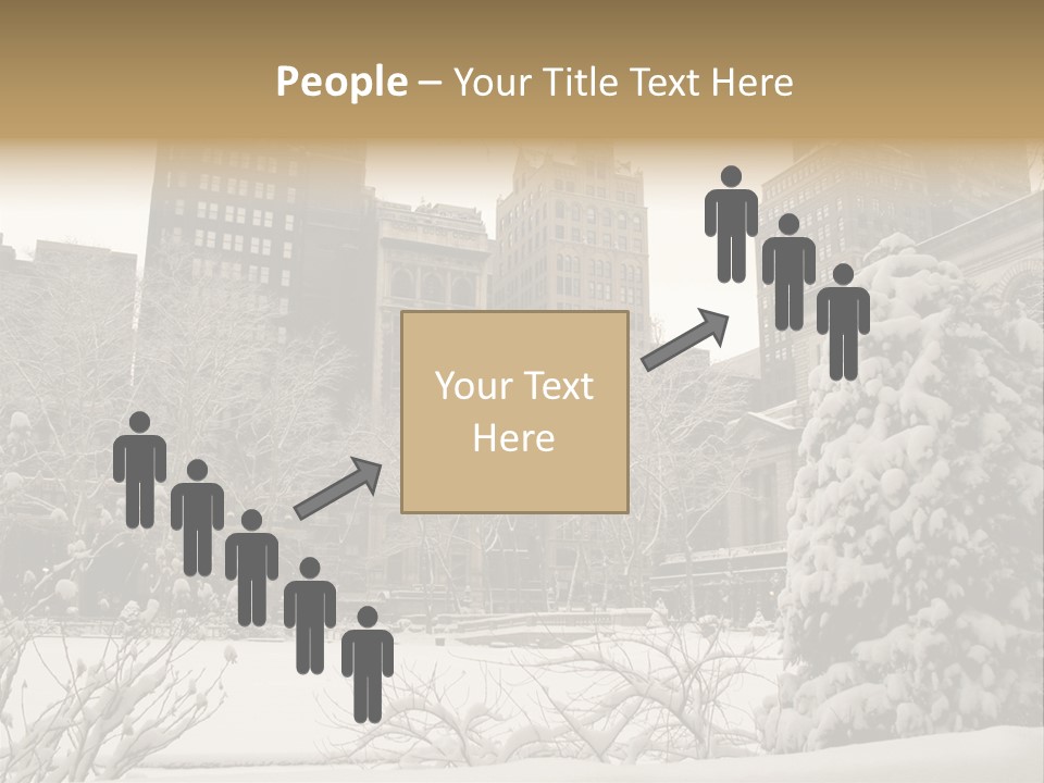 York Pine Buildings PowerPoint Template