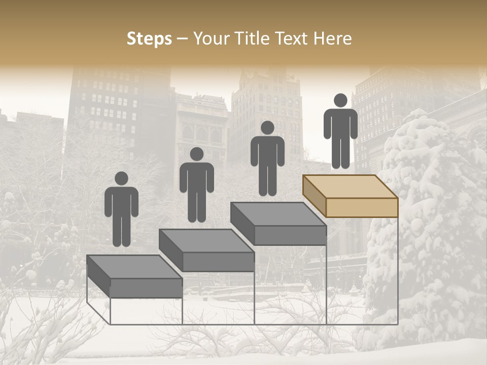 York Pine Buildings PowerPoint Template