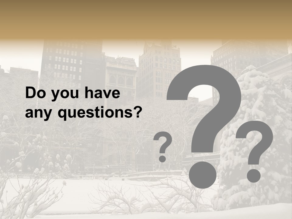 York Pine Buildings PowerPoint Template