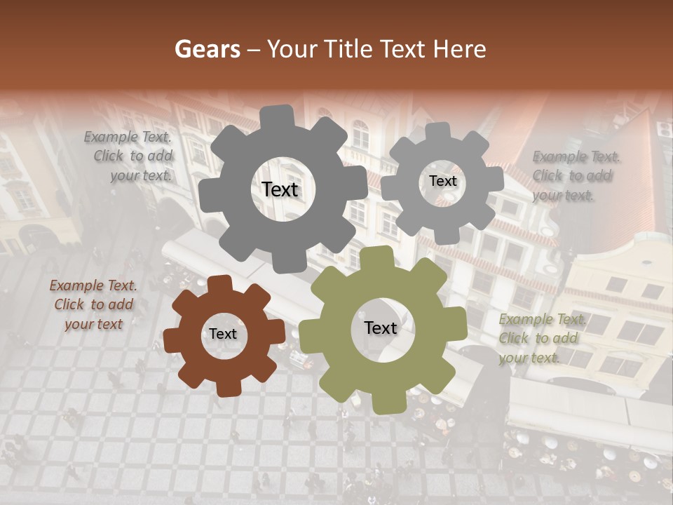 Places Clock Astronomical PowerPoint Template