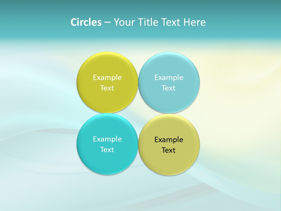 Stream Illustration Elegant PowerPoint Template