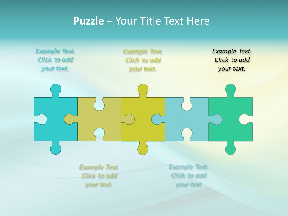 Stream Illustration Elegant PowerPoint Template