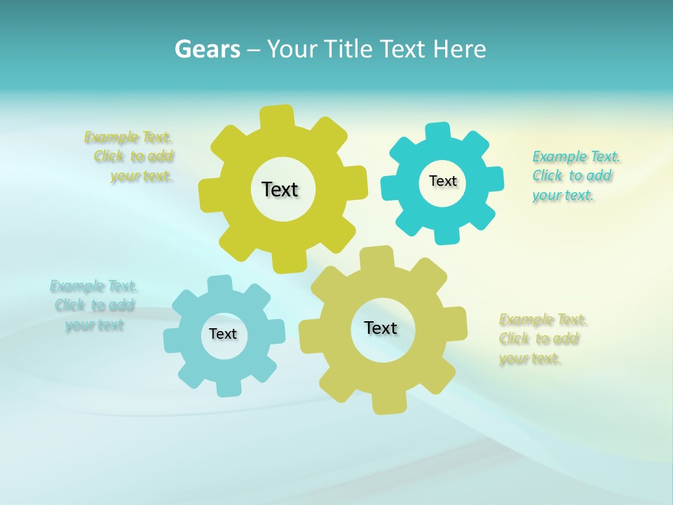 Stream Illustration Elegant PowerPoint Template