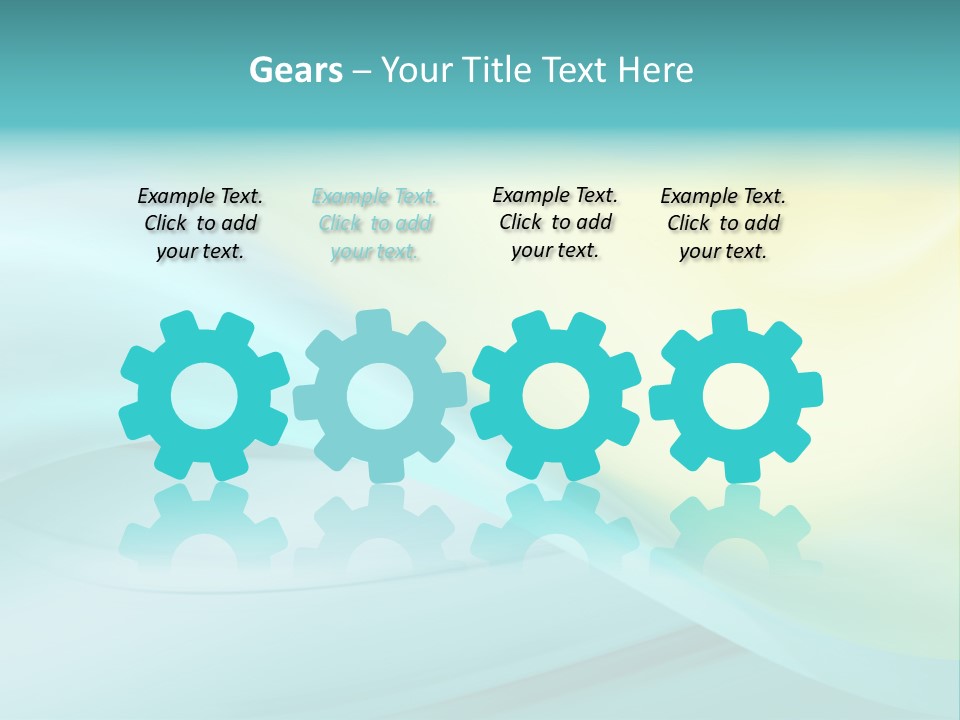 Stream Illustration Elegant PowerPoint Template