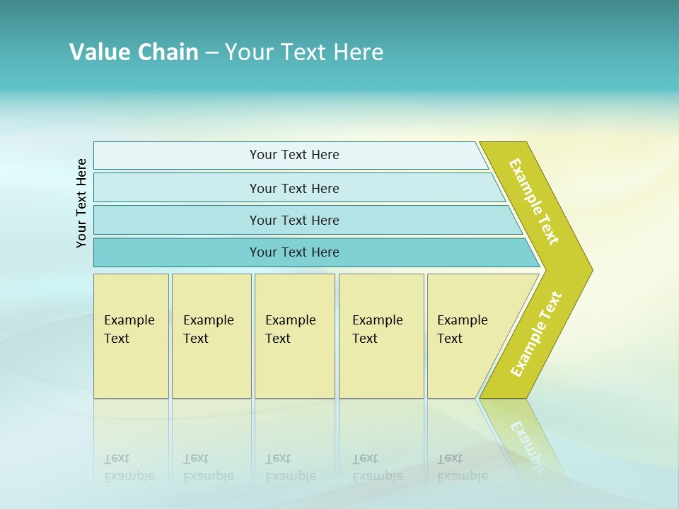 Stream Illustration Elegant PowerPoint Template