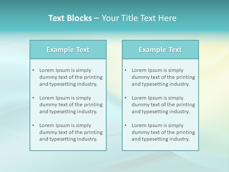 Stream Illustration Elegant PowerPoint Template