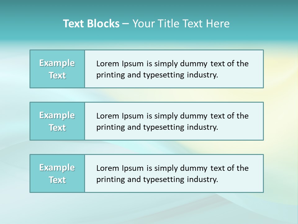 Stream Illustration Elegant PowerPoint Template