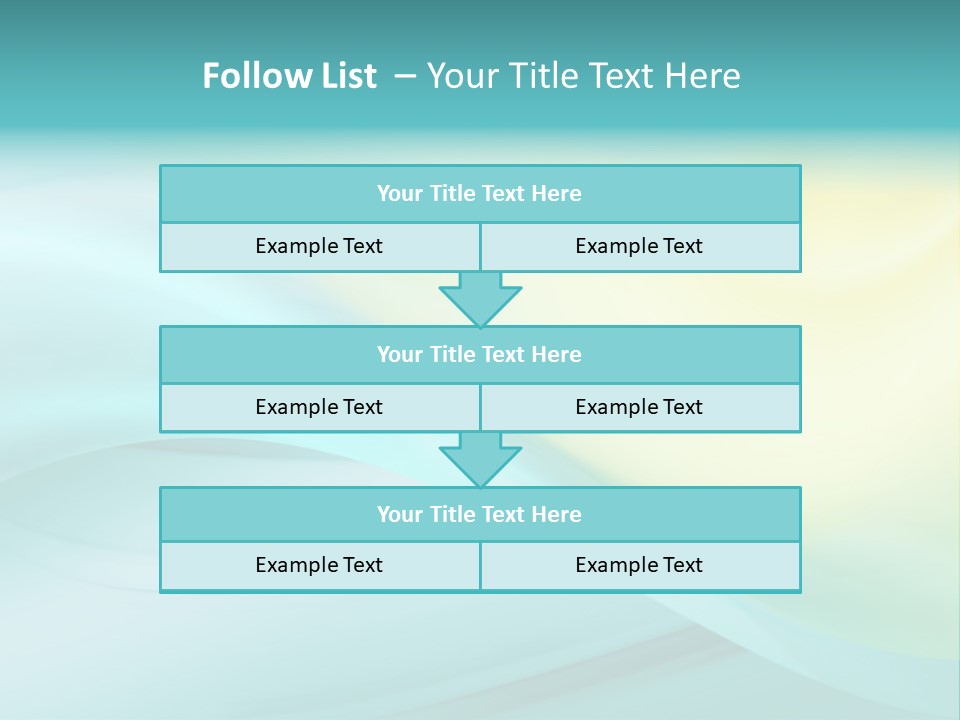 Stream Illustration Elegant PowerPoint Template