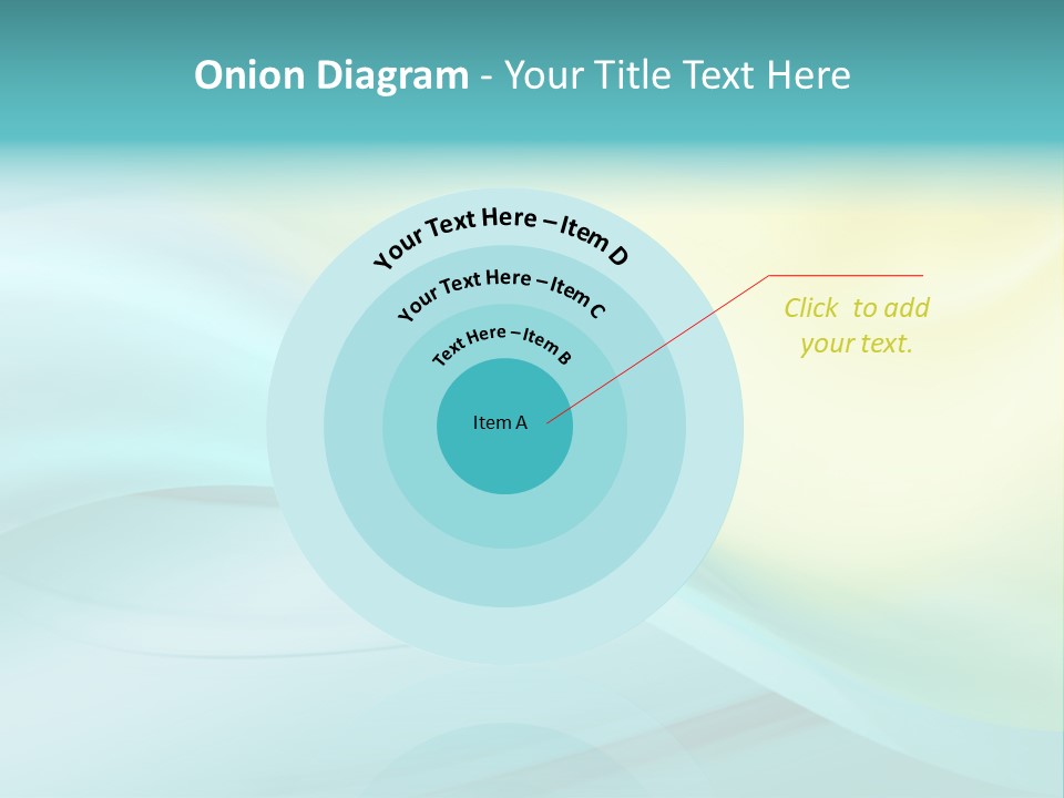 Stream Illustration Elegant PowerPoint Template