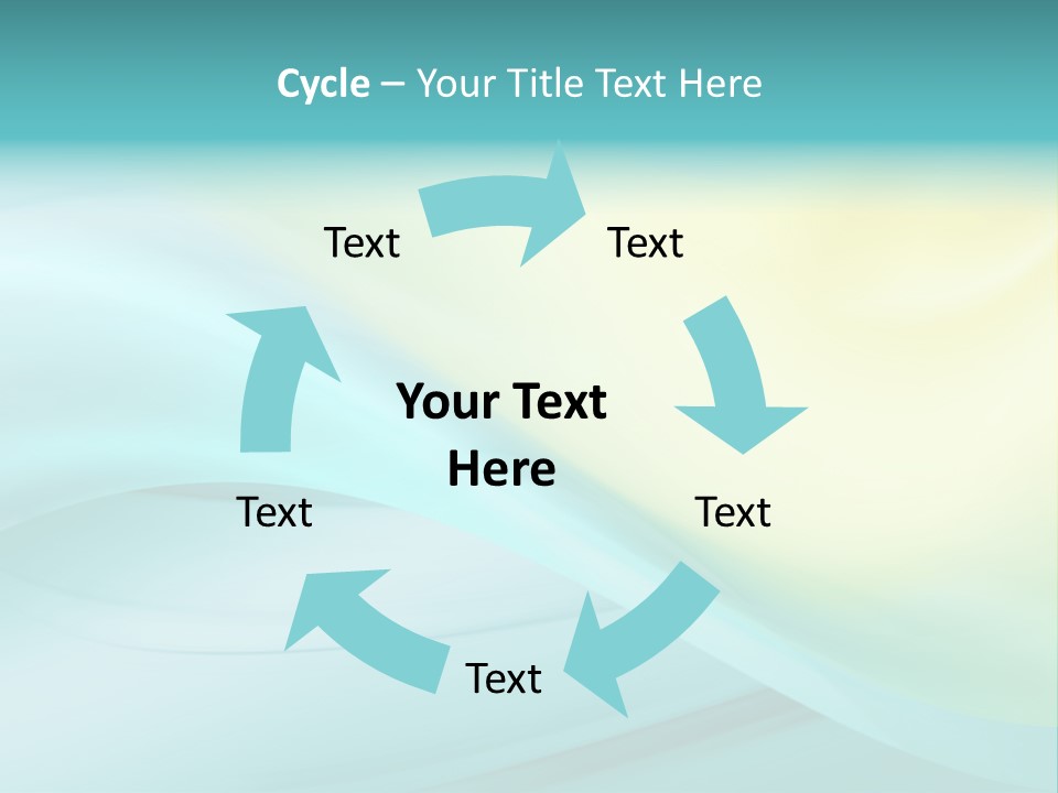Stream Illustration Elegant PowerPoint Template
