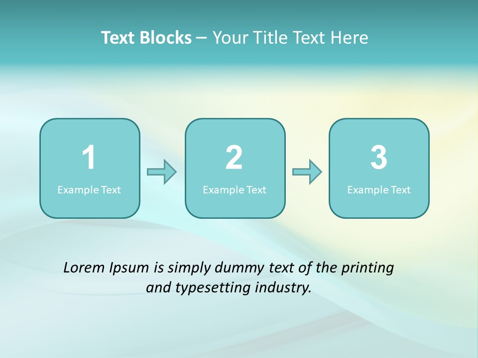 Stream Illustration Elegant PowerPoint Template