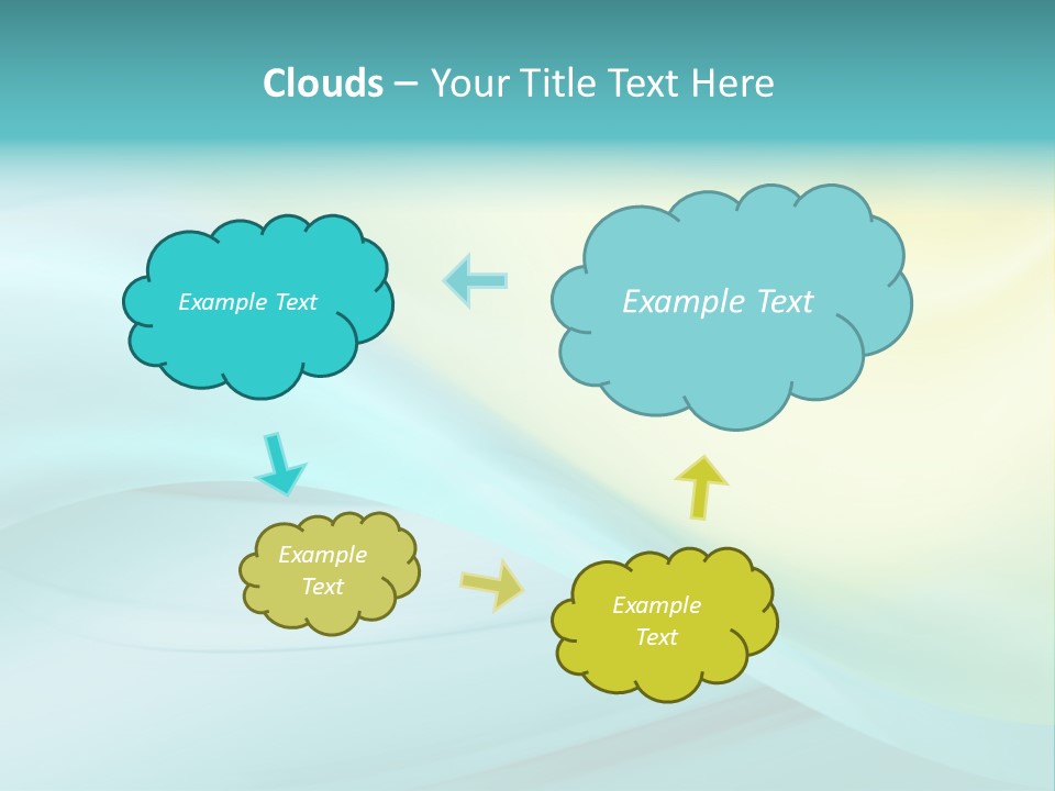 Stream Illustration Elegant PowerPoint Template