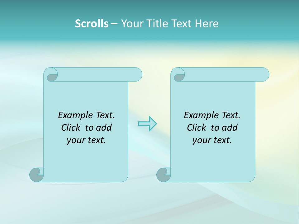 Stream Illustration Elegant PowerPoint Template