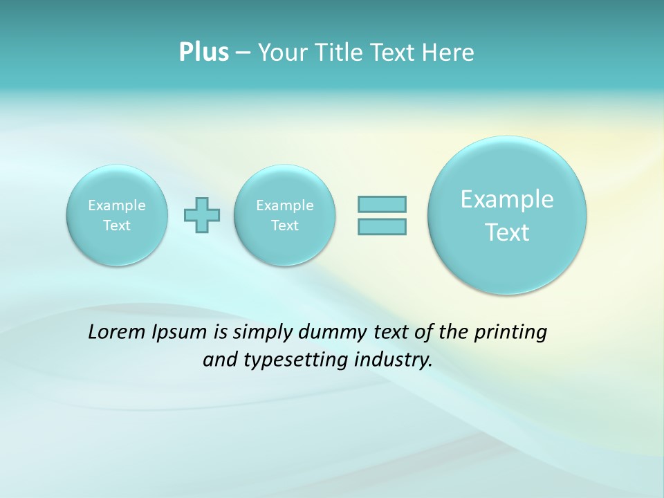 Stream Illustration Elegant PowerPoint Template
