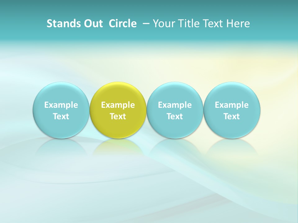 Stream Illustration Elegant PowerPoint Template