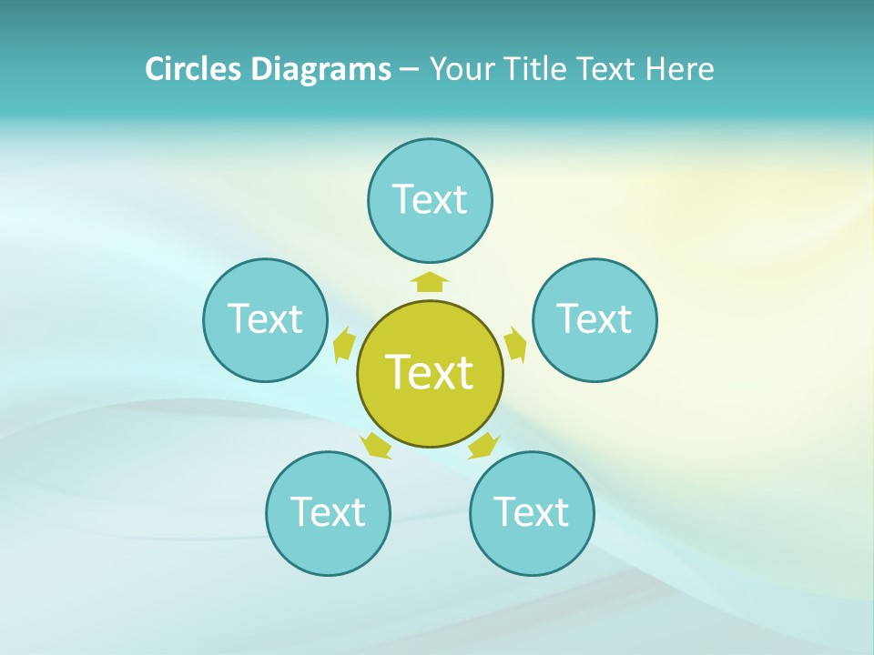 Stream Illustration Elegant PowerPoint Template