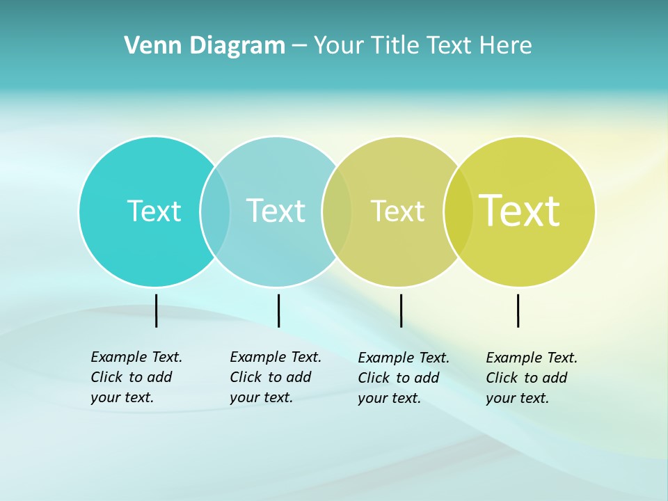 Stream Illustration Elegant PowerPoint Template