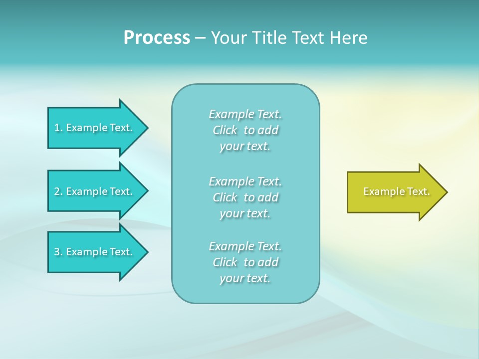 Stream Illustration Elegant PowerPoint Template