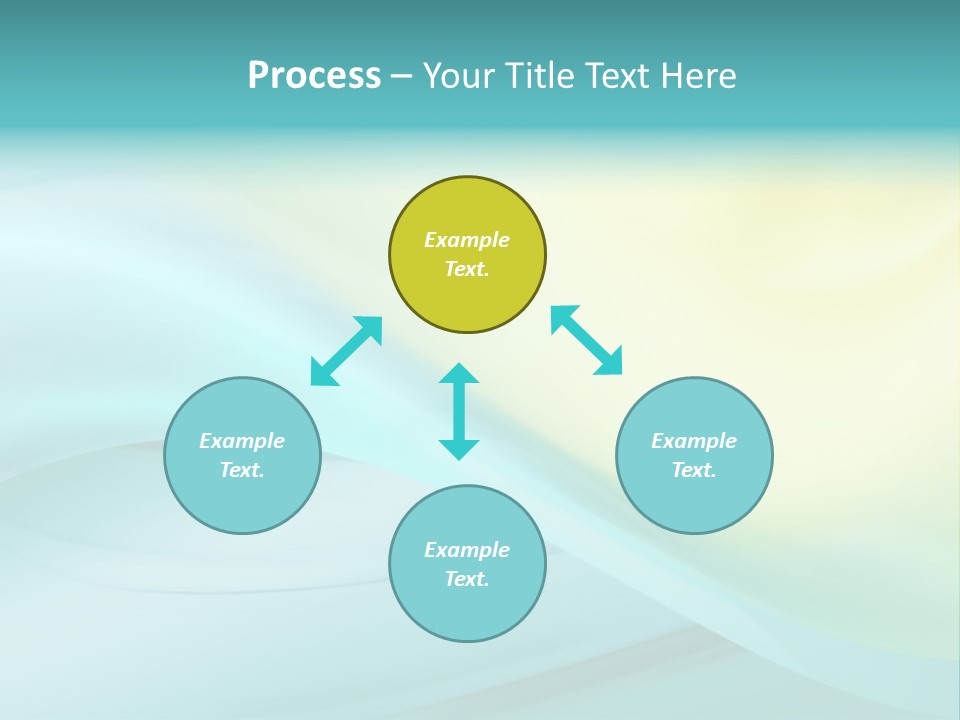 Stream Illustration Elegant PowerPoint Template