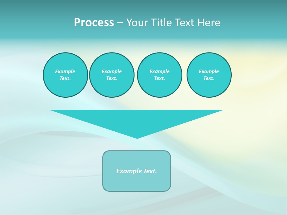 Stream Illustration Elegant PowerPoint Template