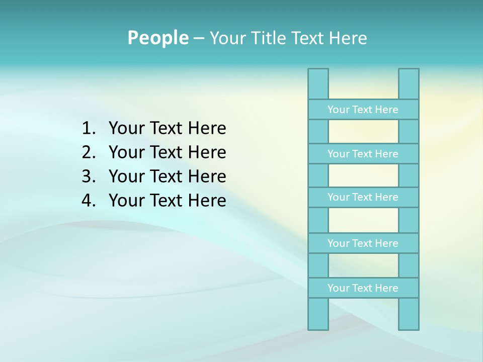 Stream Illustration Elegant PowerPoint Template