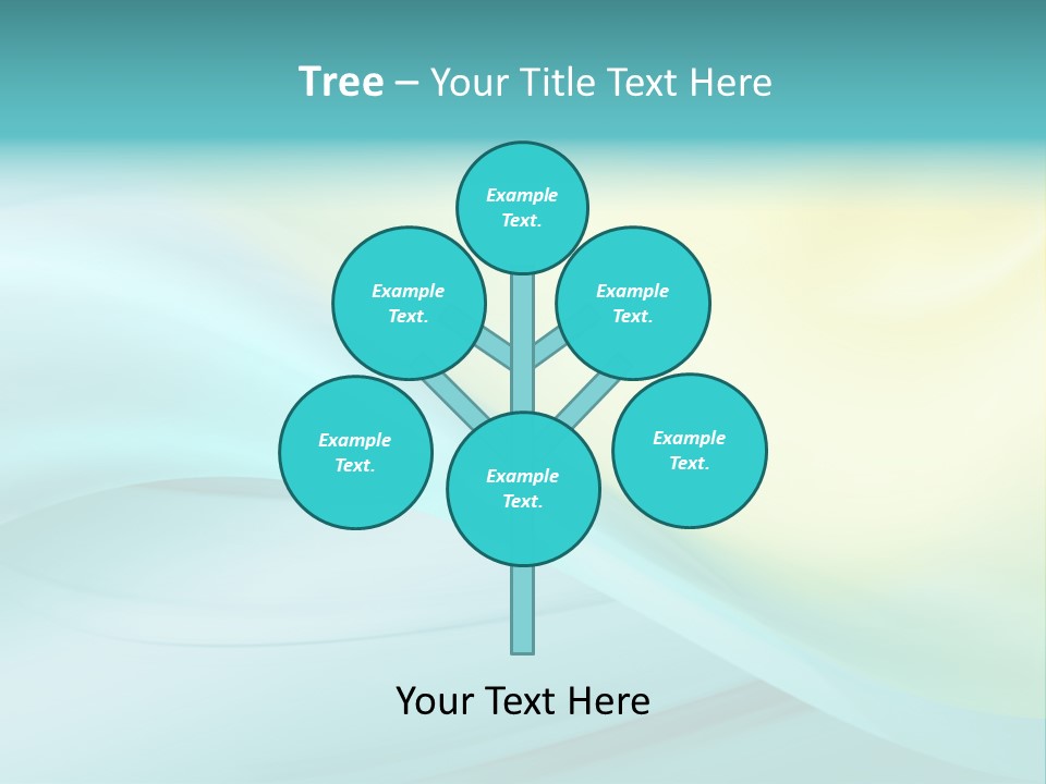 Stream Illustration Elegant PowerPoint Template