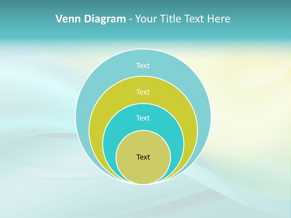 Stream Illustration Elegant PowerPoint Template