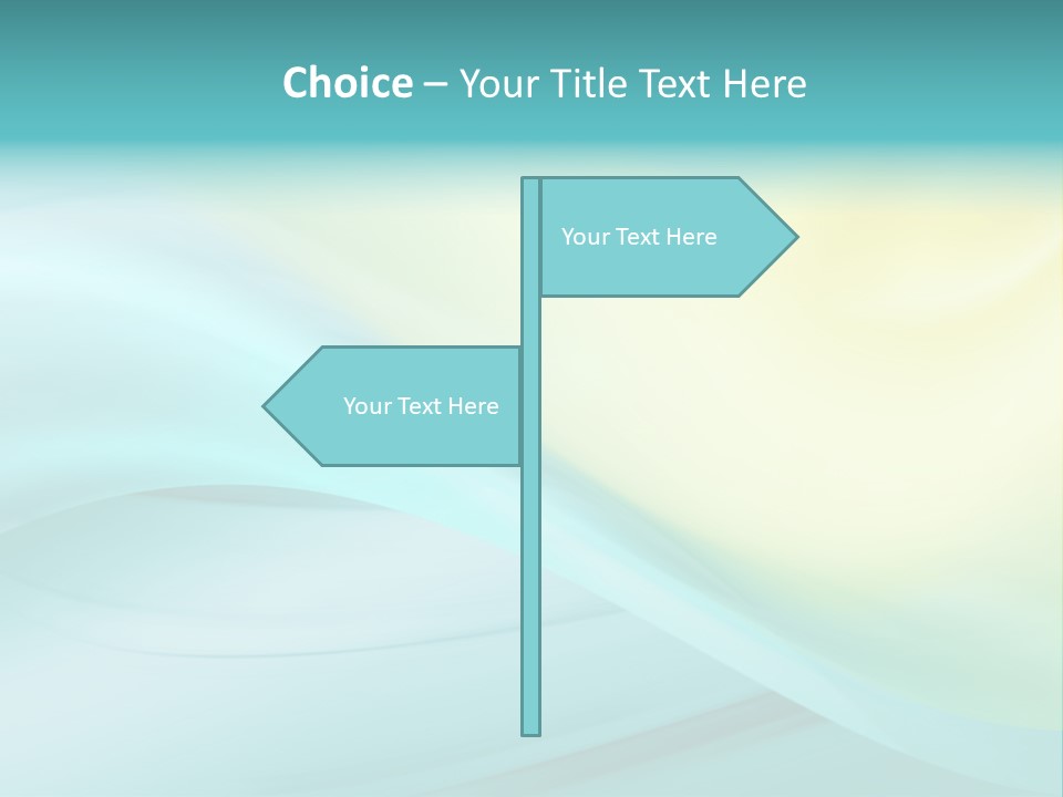 Stream Illustration Elegant PowerPoint Template