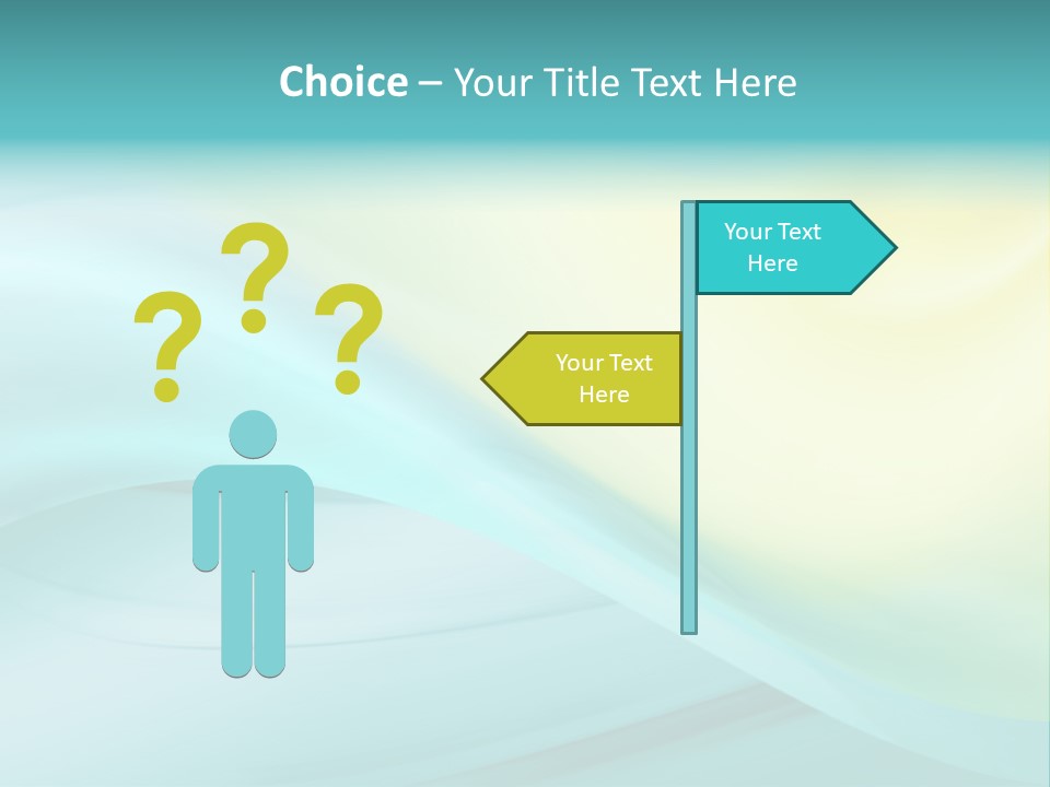 Stream Illustration Elegant PowerPoint Template