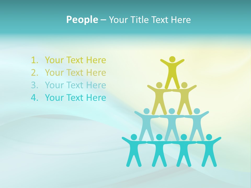 Stream Illustration Elegant PowerPoint Template