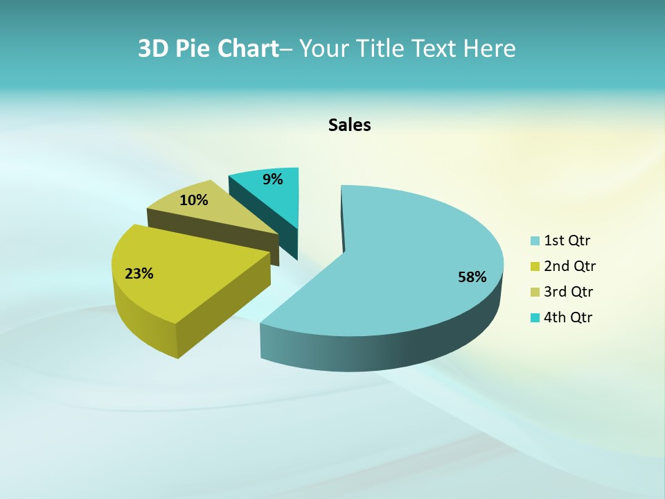 Stream Illustration Elegant PowerPoint Template