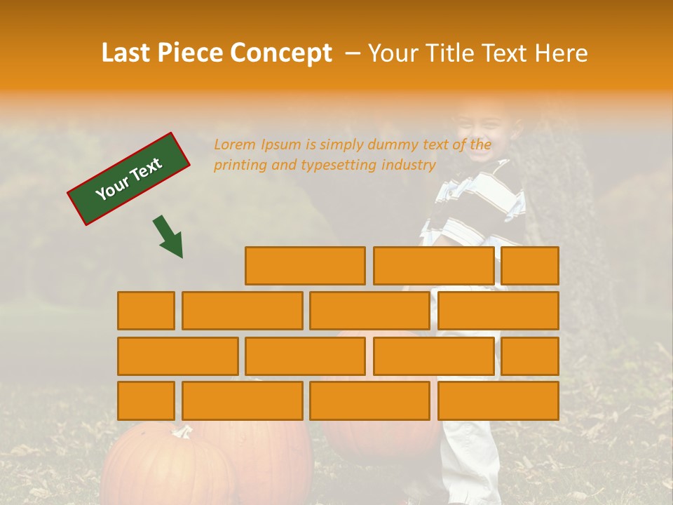 Kid Strong Carry PowerPoint Template