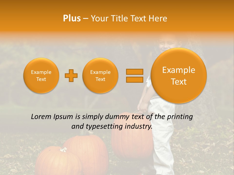 Kid Strong Carry PowerPoint Template