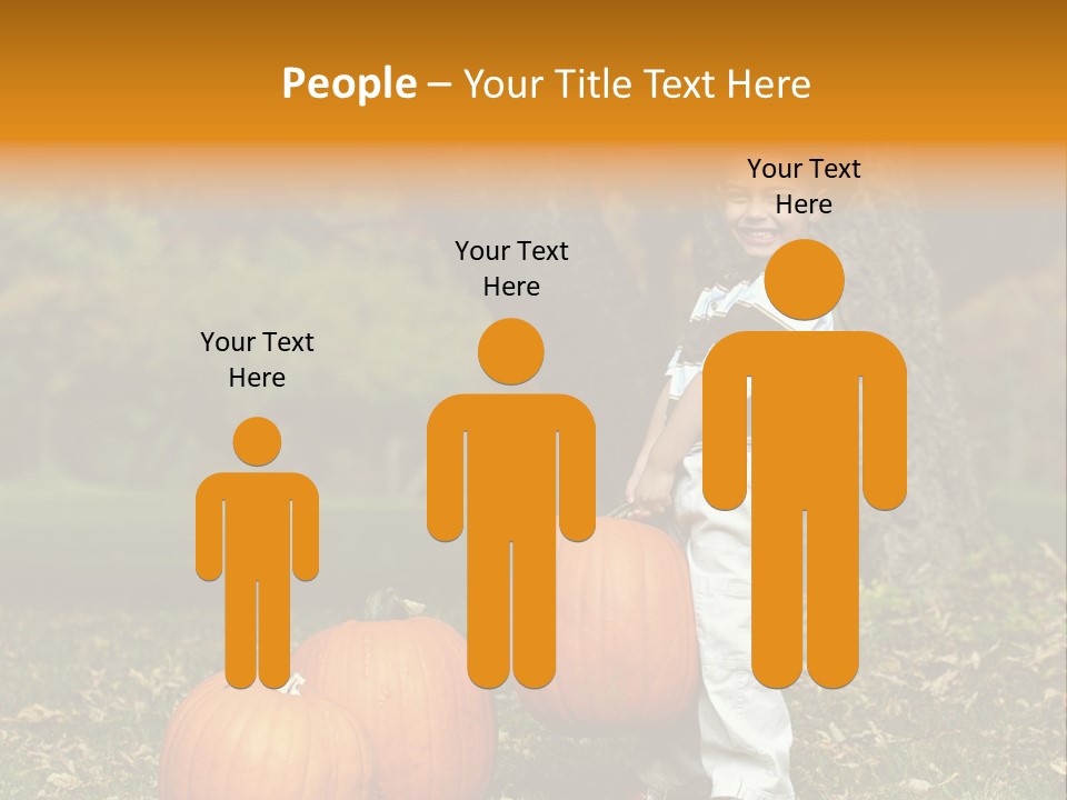 Kid Strong Carry PowerPoint Template